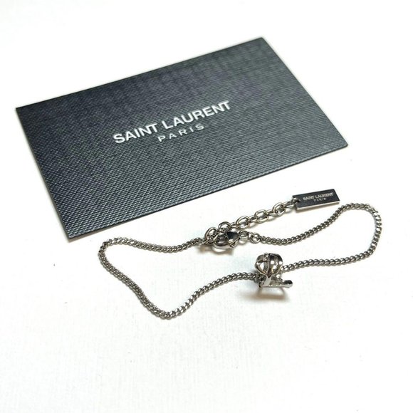 Saint Laurent Paris YSL Logo Link Bracelet - Picture 1 of 8
